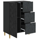 Sideboard Black 66 x 34.5 x 90 cm Engineered Wood 895086