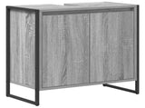 Bathroom Furniture Set with Drawer Grey Sonoma Engineered Wood 3403055