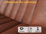 Dining Chairs, Modern Chair, Scandinavian Faux Leather Chair with High Back for Living Room 03517561