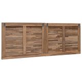 Bed Headboard Natural Solid Teak Wood 42024555