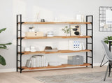 Floating Shelves 3 pcs 120x20x4 cm Oil Finished Solid Wood Acacia 3279593
