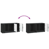 TV Cabinet Black 99 x 34.5 x 47 cm Engineered Wood 895866