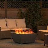 Fire Pit Black 80 x 80 x 40 cm Steel 858968