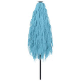 Garden Parasol with Steel Pole Blue 223x223x213 cm 4005098