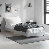Bed Frame without Mattress Concrete Grey 75x190 cm Small Single 832209