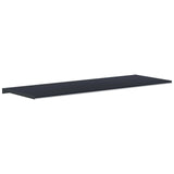 Window Sill Anthracite with wood grain 120 x 50 x 4.5 cm PVC 42046989