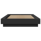 Bed Frame without Mattress Black 75x190 cm Small Single 3281246