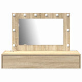 Dressing Table Brown 100 x 40 x 70 cm Engineered Wood 865237