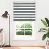 Zebra Blind Dark Grey 125x230 cm Fabric Width 120.9 cm Polyester 4014188