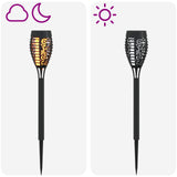 Outdoor Solar Lights with Ground Spike 12 pcs Warm White ABS 42042722