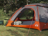 Dome Tent with Removable Rainfly Grey and Orange 12-Person 42017381