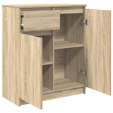 Sideboard with Drawer Sonoma Oak 71x35x84 cm Engineered Wood 861591