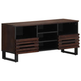 TV Cabinet Brown 100x34x46 cm Solid Wood Mango 377526