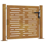 Garden Gate 100x100 cm Corten Steel Square Design 153197