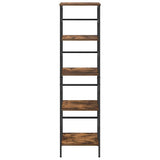 Bookshelf Smoked Oak 40 x 29.5 x 149 cm Engineered Wood 883912