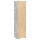 Highboard Concrete Grey 45x41x185 cm Engineered Wood 3281676