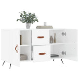 Sideboard High Gloss White 100x36x60 cm Engineered Wood 828142