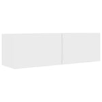 ZNTS TV Cabinet White 100x30x30 cm Engineered Wood 801481