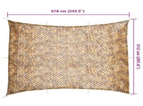 Camouflage Net with Storage Bag 618x512 cm Sand 4008263
