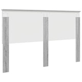 Headboard with Headboard Grey Sonoma 160 cm Engineered wood 887743