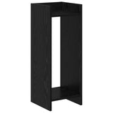 Plant Stand 2 pcs Black Oak 30 x 30 x 80 cm Engineered Wood 899581