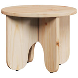 Coffee Table 2 pcs Natural Solid Pine wood 873553