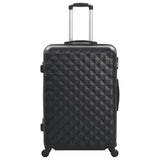 Hardcase Trolley Set 3 pcs Black ABS 91886