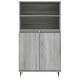 Highboard Grey Sonoma 60x36x110 cm Engineered Wood 831482
