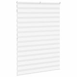 ZNTS Zebra Blind White 160x200 cm Fabric Width 155.9 cm Polyester 4014793