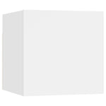 ZNTS 9 Piece TV Cabinet Set White Engineered Wood 3078738