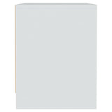 Bedside Cabinets 2 pcs White 45x34x44.5 cm Engineered Wood 809864