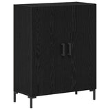 Highboard Black Oak 69.5 x 34 x 180 cm Engineered Wood 3333094