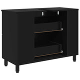 Bathroom Vanity Unit Black 80 x 35 x 60 cm Engineered Wood 889386
