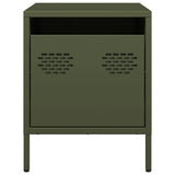 Bedside Cabinet Olive Green 35x39x43.5 cm Steel 851252