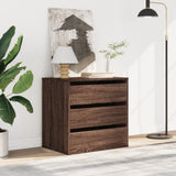 Corner Chest of Drawers Brown Oak 60x41x58 cm Engineered Wood 852849