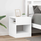 End Table 2 pcs White 40.5 x 40 x 45 cm Engineered Wood 890913