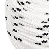 Braided Boat Rope White 20 mmx100 m Polyester 152791