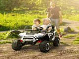 2 Seater 24V 7AH Ride on Truck, Battery Powered Electric Ride On Car w/ Remote, Suspension, 3 T3398P422384