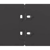 Lawn Edgings 50 pcs Black 10x103 cm Cold-rolled Steel 860136