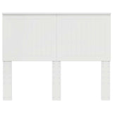 Headboard with Headboard Gloss White 120 cm Engineered wood 887785