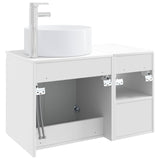 Bathroom Furniture Set 2 pcs White Engineered Wood 3404104