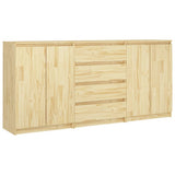 Side Cabinets 3 pcs Solid Pinewood 3094812