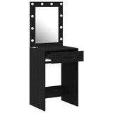 Dressing Table Black Oak 50 x 41 x 135 cm Engineered Wood 865038