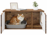 Cat House Old Wood 85 x 55 x 50.5 cm Engineered Wood 8000723