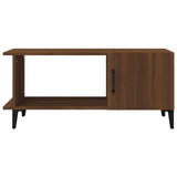 Coffee Table Brown Oak 90x50x40 cm Engineered Wood 817548