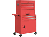 Three-Part Steel Locking Tool Chest - Red T3398P425129