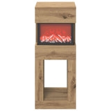 Electric Fireplace Artisan Oak 35 x 30 x 86 cm Engineered wood 8021134