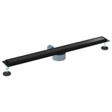 Shower Drain 2-in-1 with 360&deg Siphon Black 90 cm 42015971