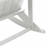 Garden Lounge Set 3 pcs White HDPE 3335838