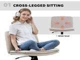 Criss Cross Chair with Wheels, No Arms - Beige T3398P424997